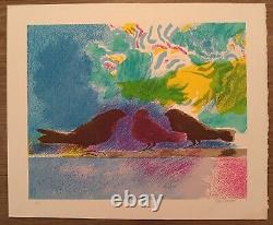 Paul Guiramand Original Signed Lithograph Numbered in Pencil