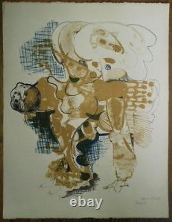 Paul Rebeyrolle Original Lithography Signed Handcuttered
