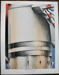 Peter KLASEN, ANTENNA, 1978. Original signed lithograph