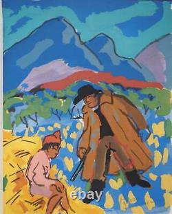 Pierre AMBROGIANI The Bandit and the Child, Signed Original Lithograph