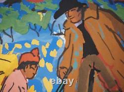 Pierre AMBROGIANI The Bandit and the Child, Signed Original Lithograph