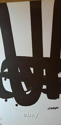 Pierre Soulages Lithography 29, Olympic Games 1972