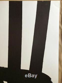 Pierre Soulages Lithography No. 29 Printed Original Lithograph By Mourlot