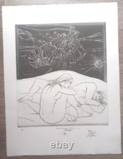 Pierre Yves TREMOIS (1921-2020) Lithograph 'Couple of the Sea' signed EA 1984