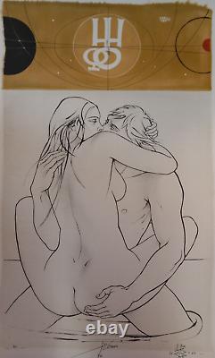 Pierre Yves Tremois (1921-2020) Lithography Venus And Uranus Signed Hc 1983