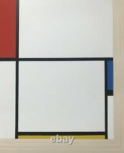 Piet Mondrian Serigraphie Originale 1973 Numbered Max Bill Composition D 1932