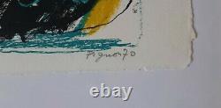 Pignon Edouard Lithography Signed Main / Handsigned Lithography
