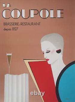 RAID at La Coupole, Paris Brasserie Poster in Original Signed Lithograph