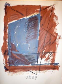 Ràfols Casamada Albert Lithography Signed Abstract Art Abstraction Spain Art