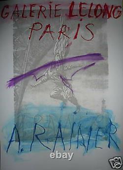 Rainer Arnulf Poster In Lithography Abstract Art The Eiffel Tower Abstraction