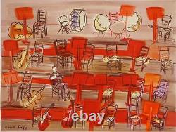 Raoul DUFY Orchestra, Intermission, Signed Lithograph