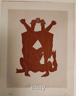 Rare Lithography By Henri Laurens (1885-1954) Major Artist Of Cubism