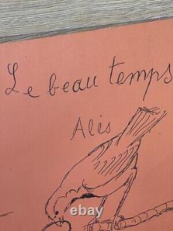Rarisime Francis Picabia Lithography Le Beau Temps Alès Pierre-andré Benoit