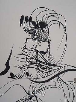 Raymond MORETTI Sensual Gesture, Original Signed Lithograph