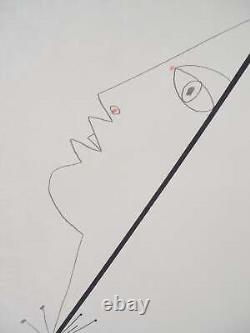 Raymond MORETTI and Jean COCTEAU The Lovers, Original Signed Lithograph