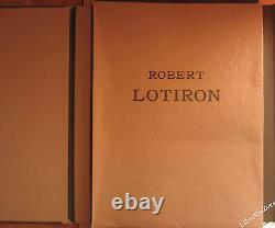 Robert Lotiron 10 Prints Original Signed Lithographs Etchings Eo Num 1/100