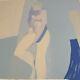 Roger Muhl Signed Lithograph Entitled The Naked Model Circa 1990 In Excellent Condition Rare