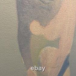 Roger MUHL Signed Lithograph Entitled THE NAKED MODEL Circa 1990 IN EXCELLENT CONDITION RARE