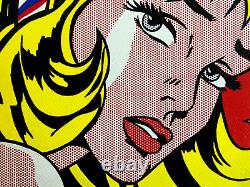 Roy Lichtenstein Lithograph COA Original Numbered Hand Signed Limited