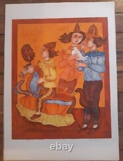 Sakti Burman Original Lithography Signed And Numbered In Pencil