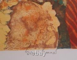 Sakti Burman Original Lithography Signed And Numbered In Pencil
