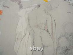 Salvador DALI Allegory of Modesty, Original signed lithograph, 1967