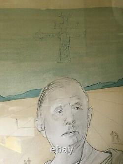 Salvador Dali 1904-1989 Tribute Of General De Gaulle Lithography Signed