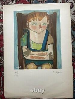 Segal Simon Lithography Original 1956 Signed Numbered