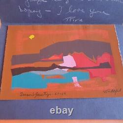 Set of 13 Small Signed Lithographs by Riva Helfond