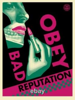Shepard Fairey (obey) Bad Reputation (black) Signed & Xx/350