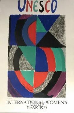 Sonia Delaunay Annee International Of The Woman 1975 - Lithograph Poster