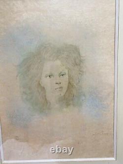 The Beautiful With A Deep Look Léonor Fini Lithograph Signed Numbered
