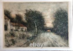 The House At The End Of Bernard Gantner Road Signed Lithograph Numbered