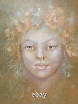 The beautiful one with the deep gaze Léonor Fini Signed and numbered lithograph