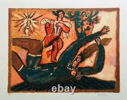Theo Tobiasse Song Of Songs I Original Lithography Signed