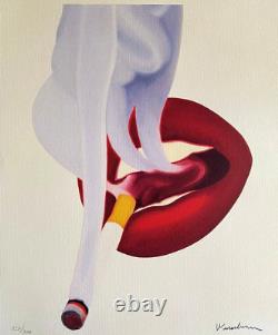 Tom Wesselmann Lithograph COA Original Hand Numbered Signed Op Published