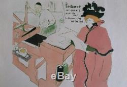 Toulouse-lautrec The Original Print Signed Lithographie, 1927 By Floury