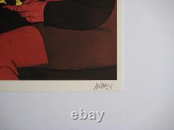 Valerio Adami Signed Lithograph Numbered Hand-Signed Numbered Lithograph