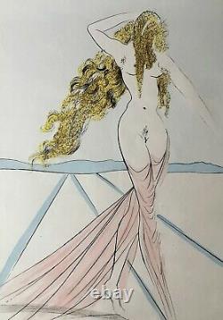 Venus, 1974 Salvador Dali. Original Lithograph Signed And Numbered 161/250