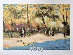 Walter Piacesi Original Numbered and Signed Lithograph