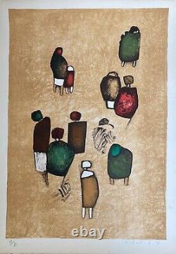 Witold K Lithography Signed 67 Witold Leszek Kaczanowski Abstract Art Poland