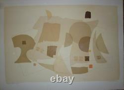 Witten Eugene R Original Lithography Signed Abstract Art Abstraction Art USA