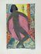 Wolf Reuther Original Lithograph 1963 Signed Expressionism Outsider Art