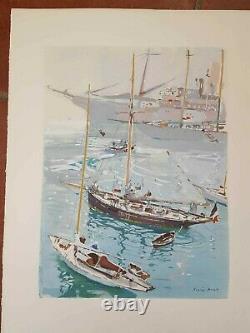 8 Planches MARIN-MARIE Livre Or Yachting, Grands Coureurs Plaisancier 1957