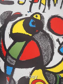 AFFICHE D'ART Joan Miro Espana, 1982 Lithographie originale signée #Maeght