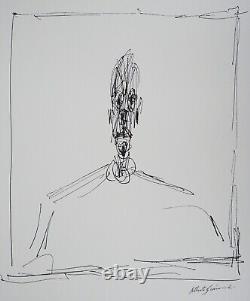 Alberto GIACOMETTI Buste d'homme Lithographie signée