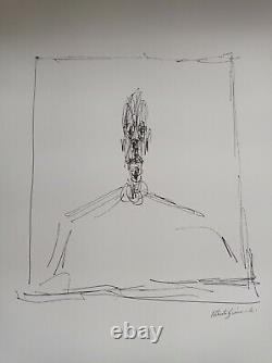 Alberto Giacometti Homme a la Fenetre/Lithographie Originale Signee/Maeght