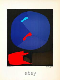 André LANSKOY / Hand signed and numbered Lithograph print, 1974