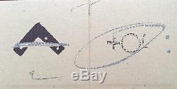 Antoni Tapies Lithographie originale angle et signes 1980