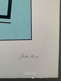 Arden Quin, Compo Madi VII, 10/38, Litho Signée Main, 38x56cm